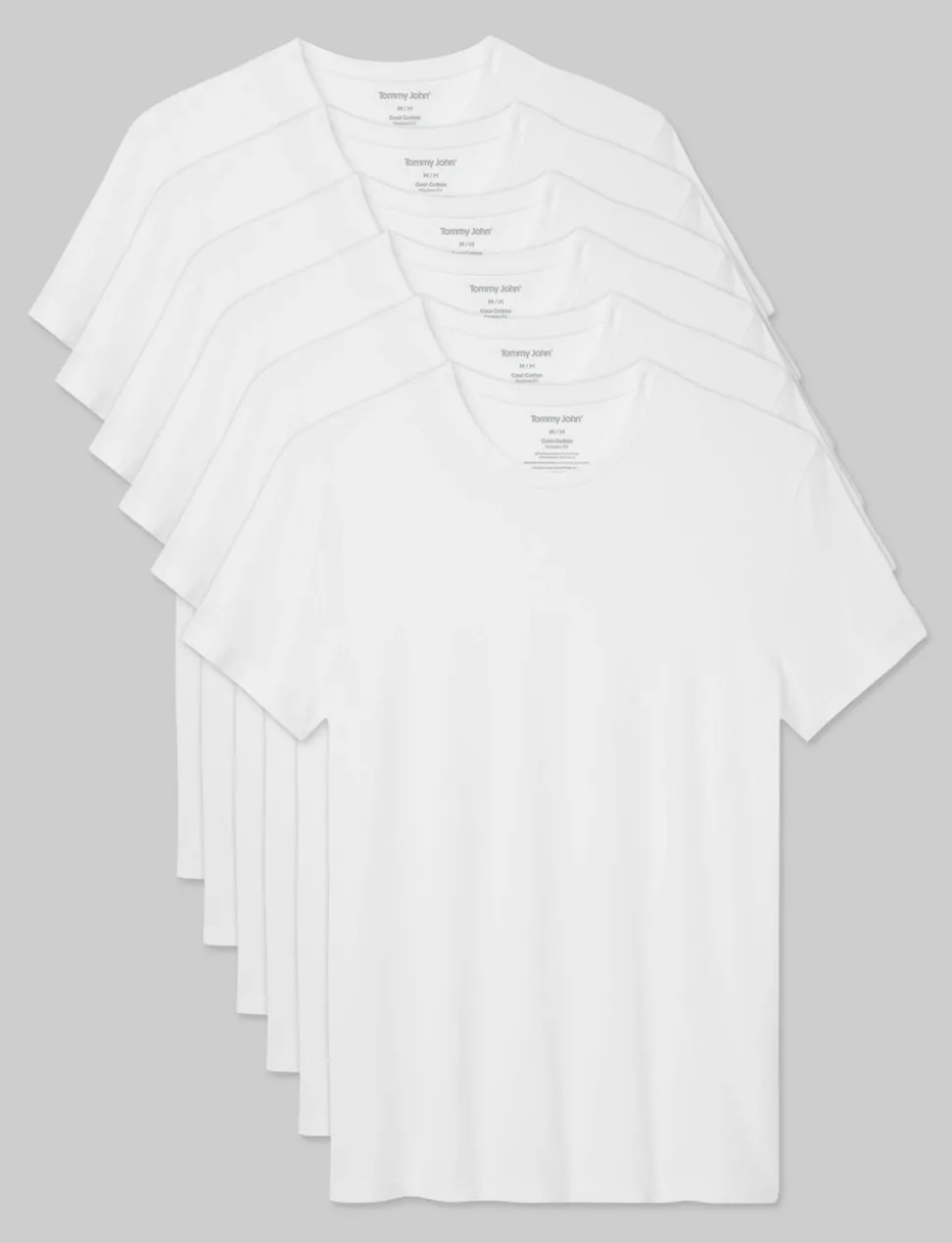 Cool Cotton Crew Neck Modern Fit Undershirt (3-Pack)