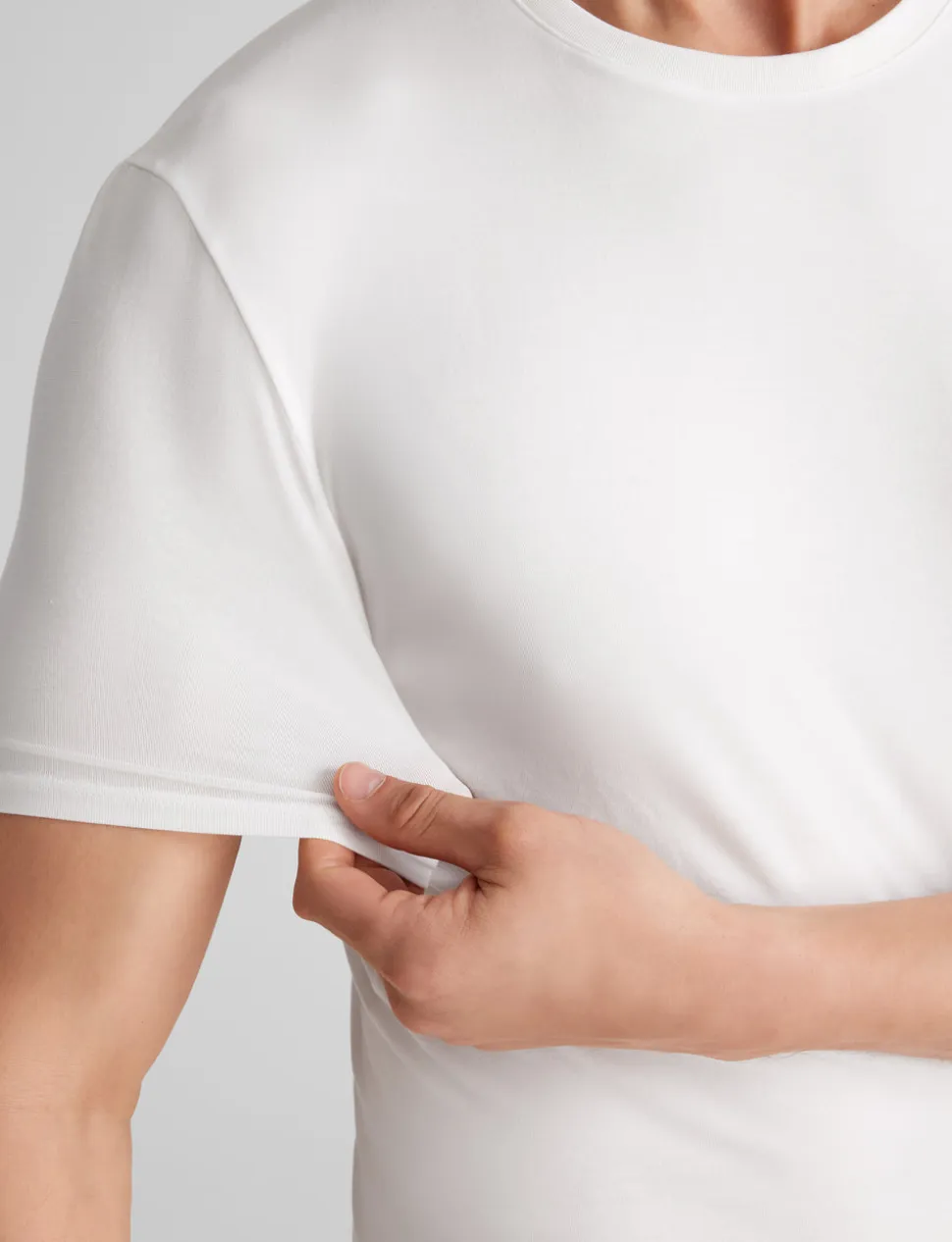 Cool Cotton Crew Neck Stay-Tucked Undershirt