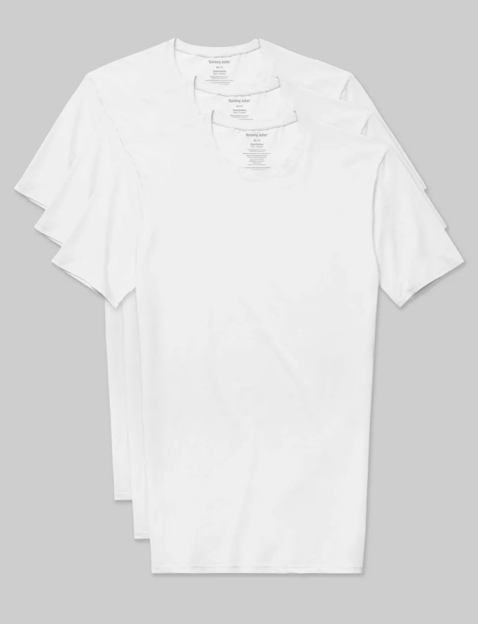 Cool Cotton Crew Neck Stay-Tucked Undershirt (3-Pack)