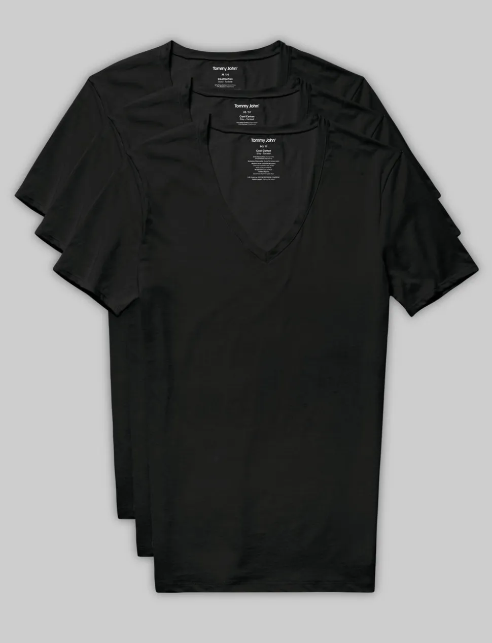 Cool Cotton Deep V-Neck Stay-Tucked Undershirt (6-Pack)