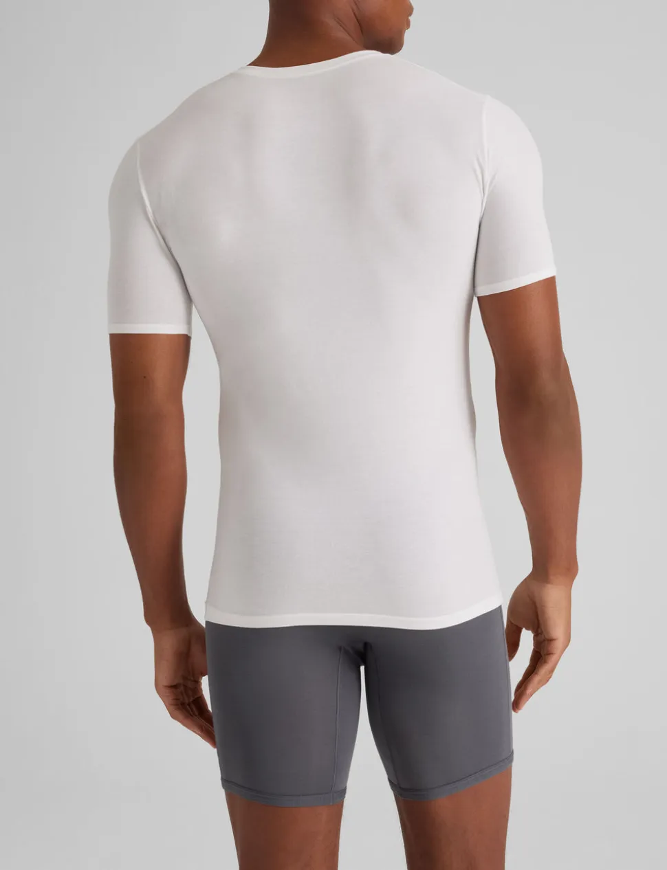 Cool Cotton Deep V-Neck Stay-Tucked Undershirt