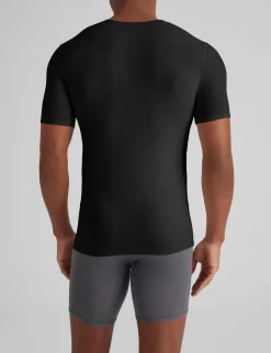 Cool Cotton Deep V-Neck Stay-Tucked Undershirt
