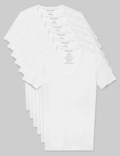Cool Cotton Deep V-Neck Stay-Tucked Undershirt (3-Pack)