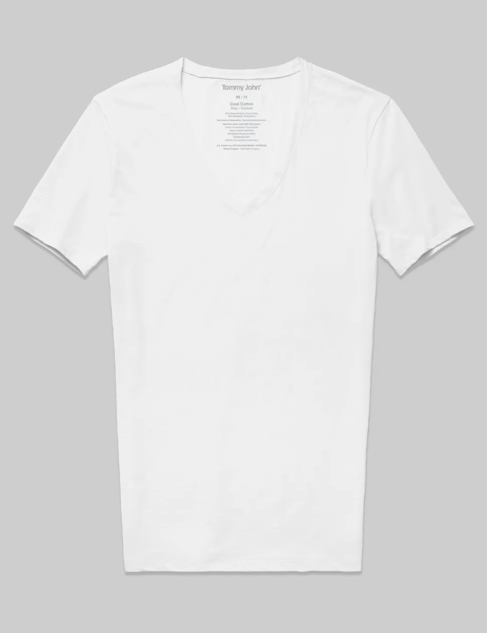 Cool Cotton Deep V-Neck Stay-Tucked Undershirt (3-Pack)