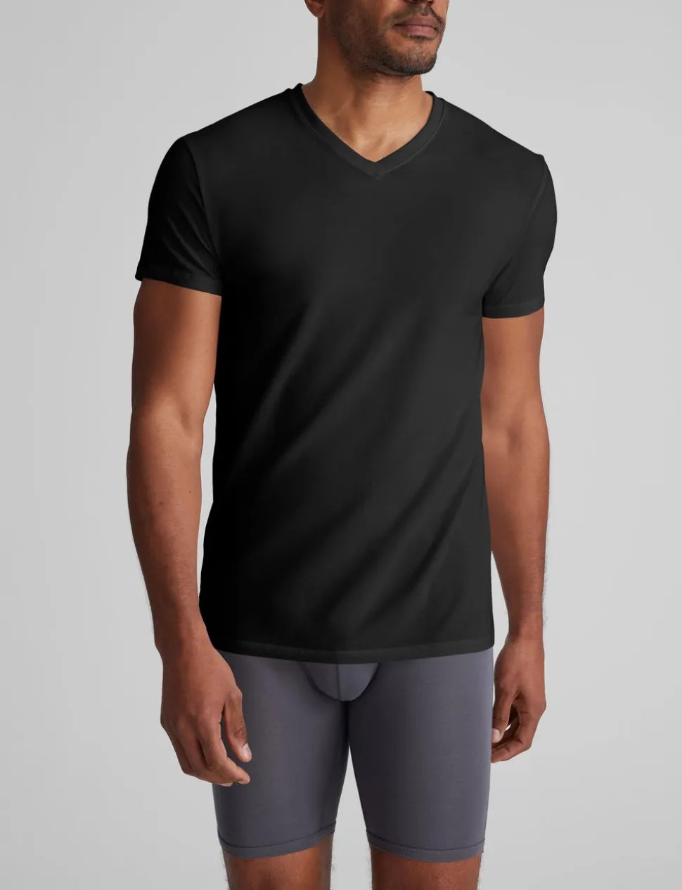 Cool Cotton High V-Neck Modern Fit Undershirt