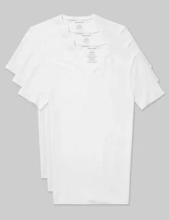 Cool Cotton High V-Neck Stay-Tucked Undershirt