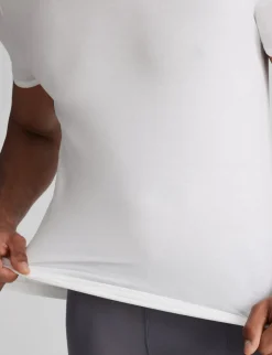 Cool Cotton High V-Neck Stay-Tucked Undershirt (3-Pack)