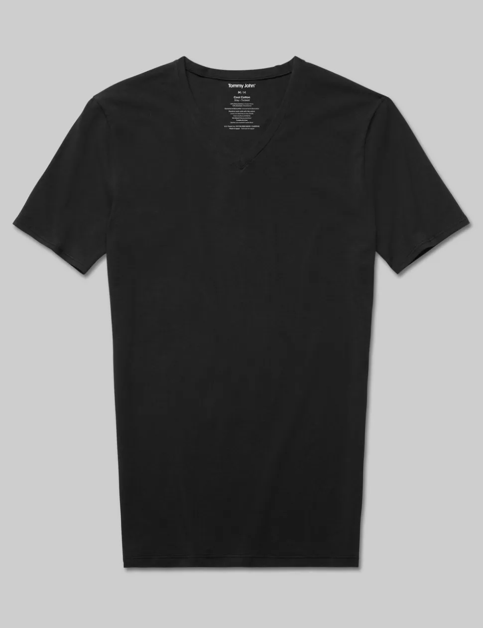 Cool Cotton High V-Neck Stay-Tucked Undershirt (3-Pack)