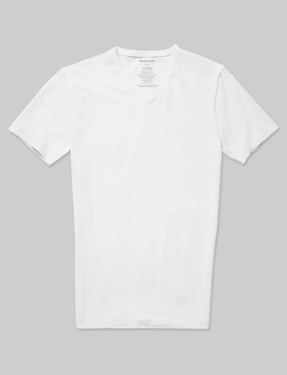 Cool Cotton High V-Neck Stay-Tucked Undershirt (3-Pack)