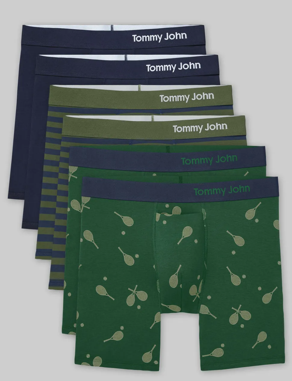 Cool Cotton Mid-Length Boxer Brief 6" (6-Pack)