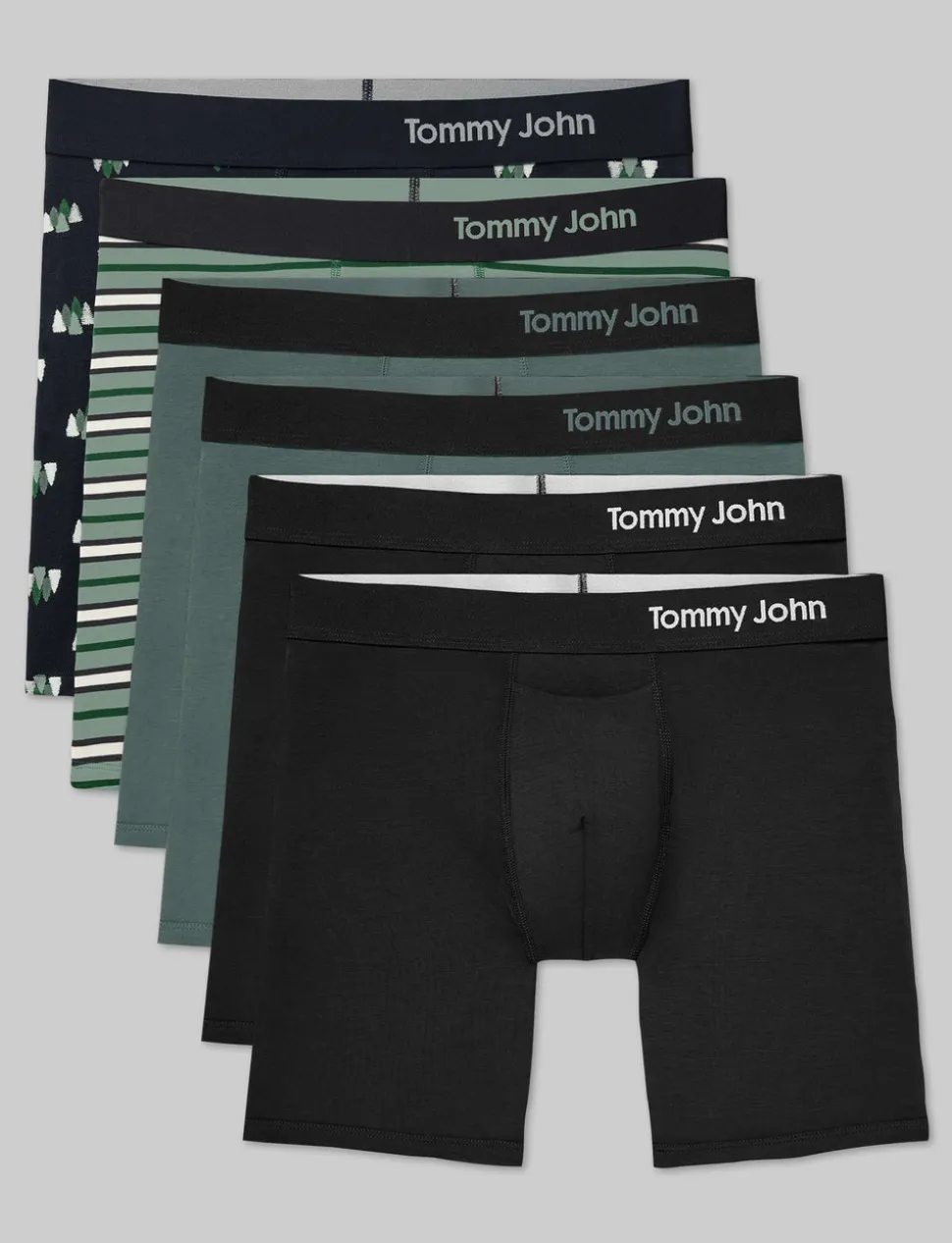 Cool Cotton Mid-Length Boxer Brief 6" (6-Pack)