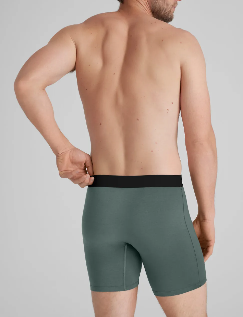 Cool Cotton Mid-Length Boxer Brief 6" (6-Pack)