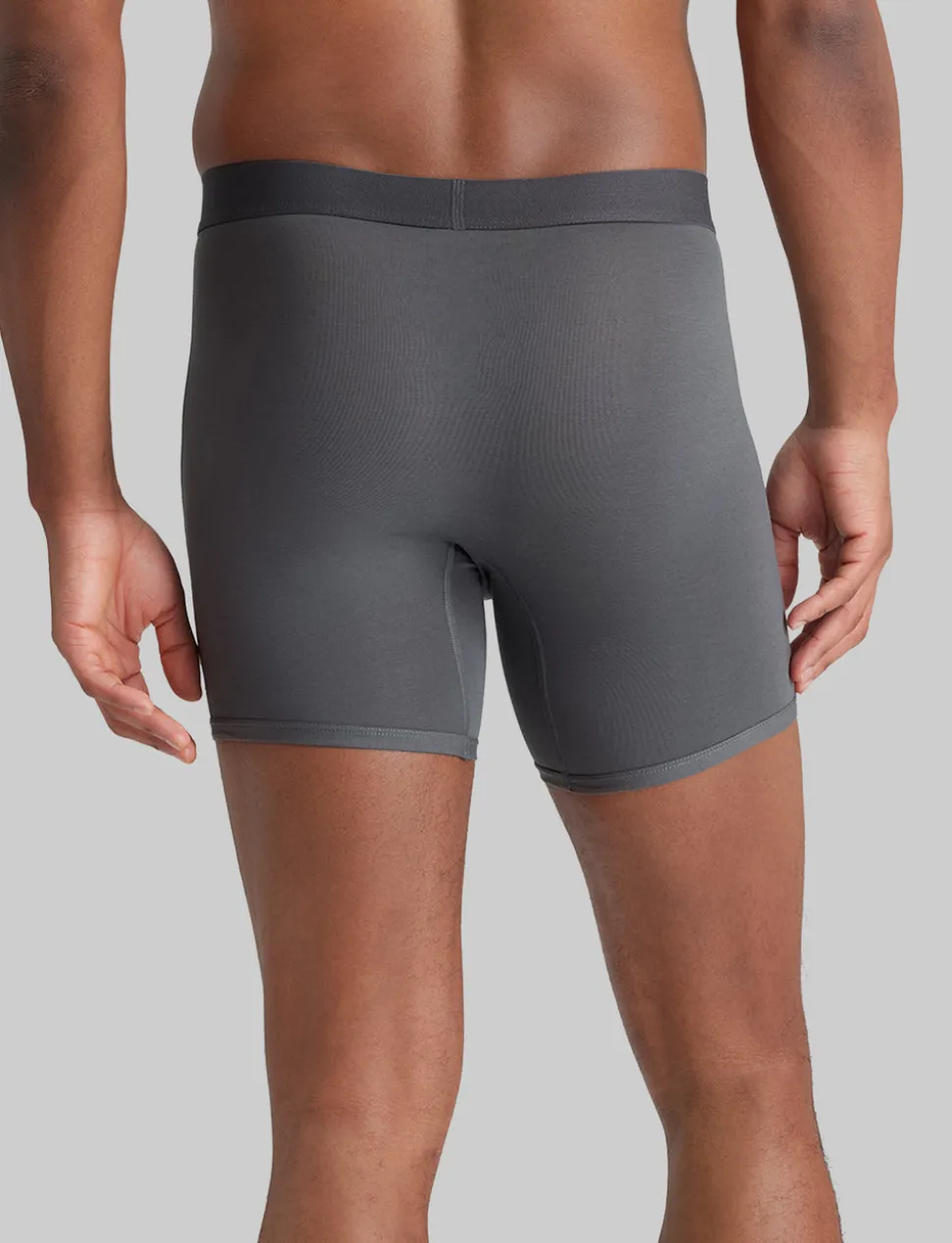 Cool Cotton Mid-Length Boxer Brief 6" (6-Pack)