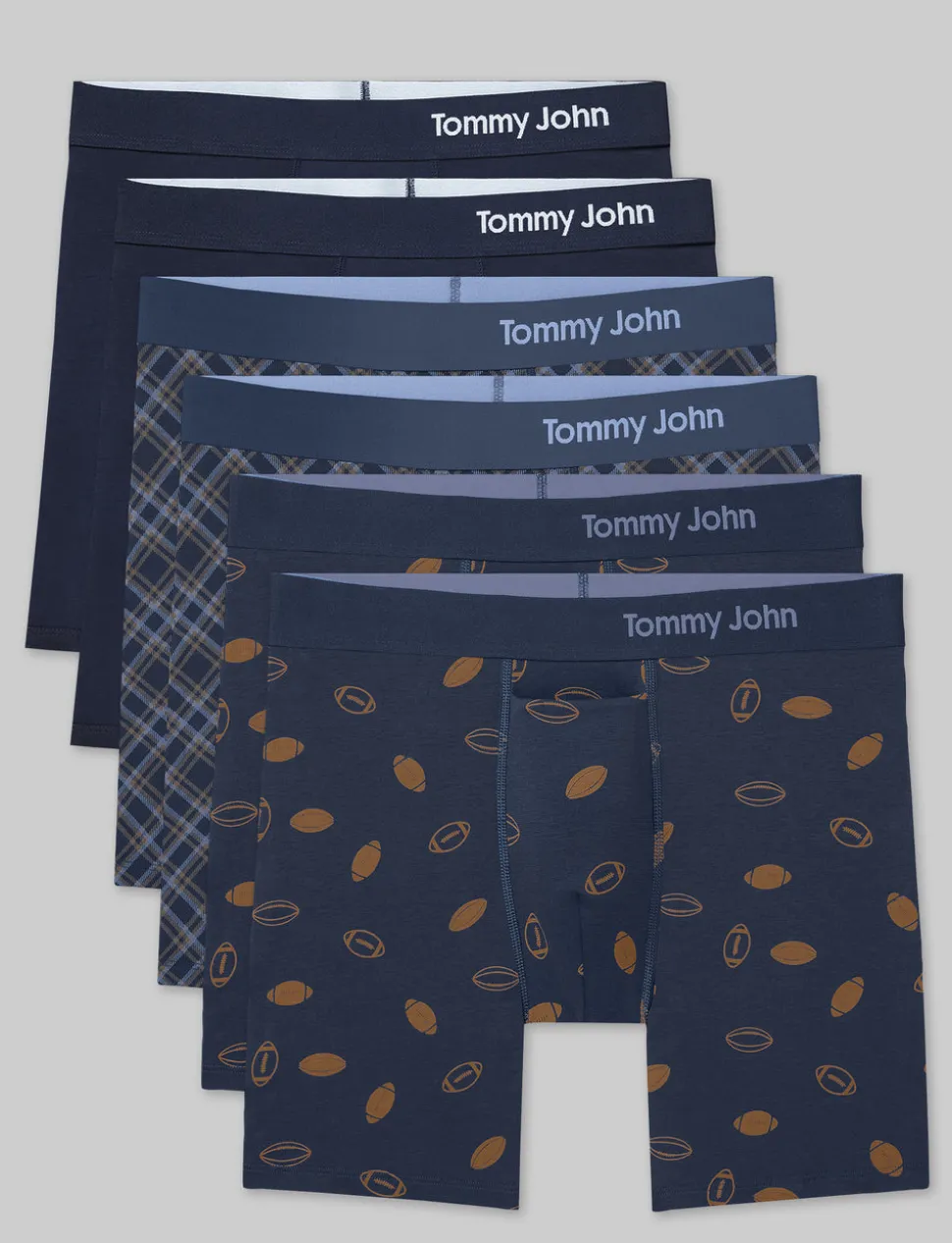 Cool Cotton Mid-Length Boxer Brief 6" (3-Pack)