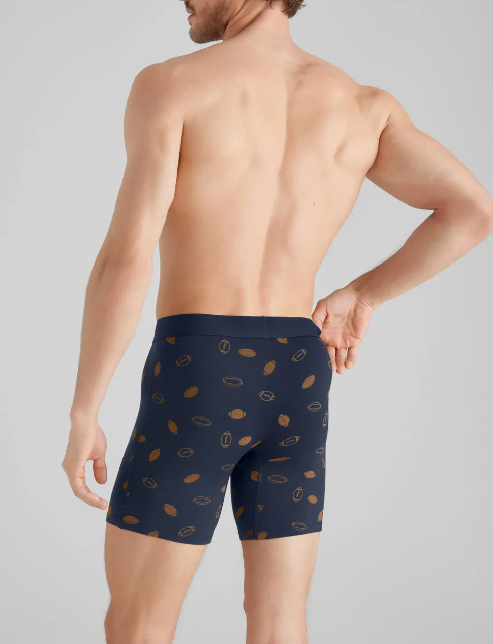 Cool Cotton Mid-Length Boxer Brief 6" (3-Pack)