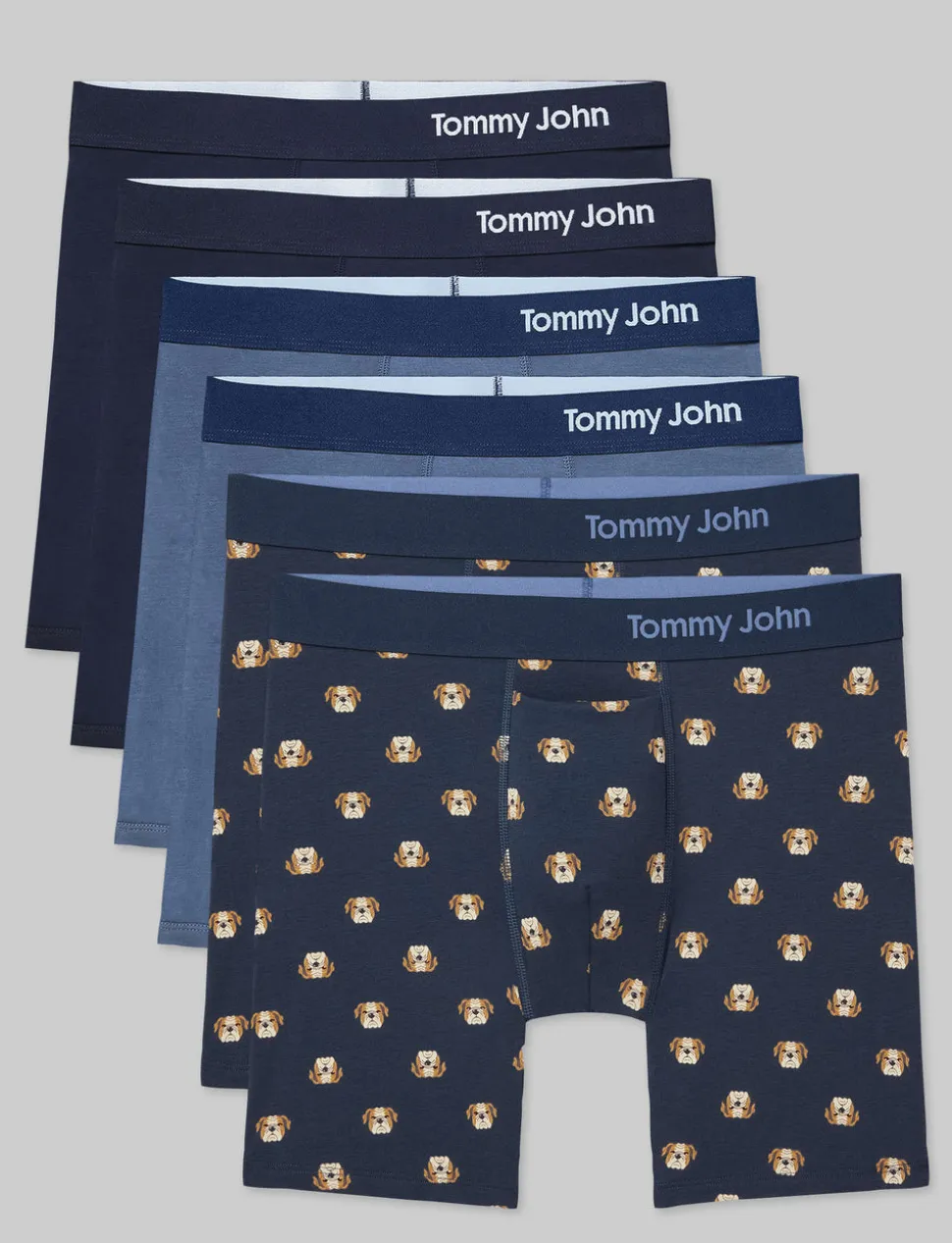 Cool Cotton Mid-Length Boxer Brief 6" (3-Pack)