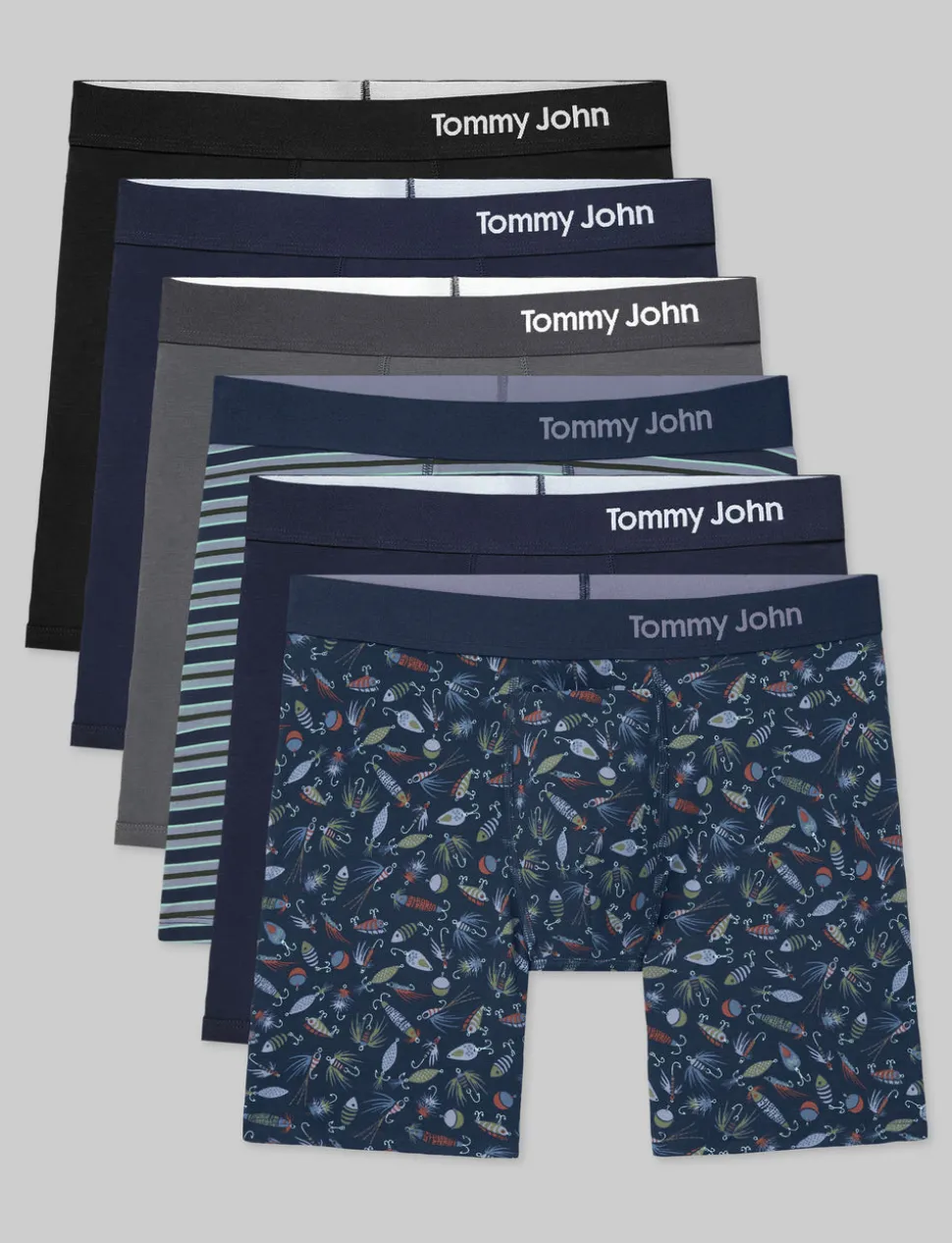 Cool Cotton Mid-Length Boxer Brief 6" (3-Pack)