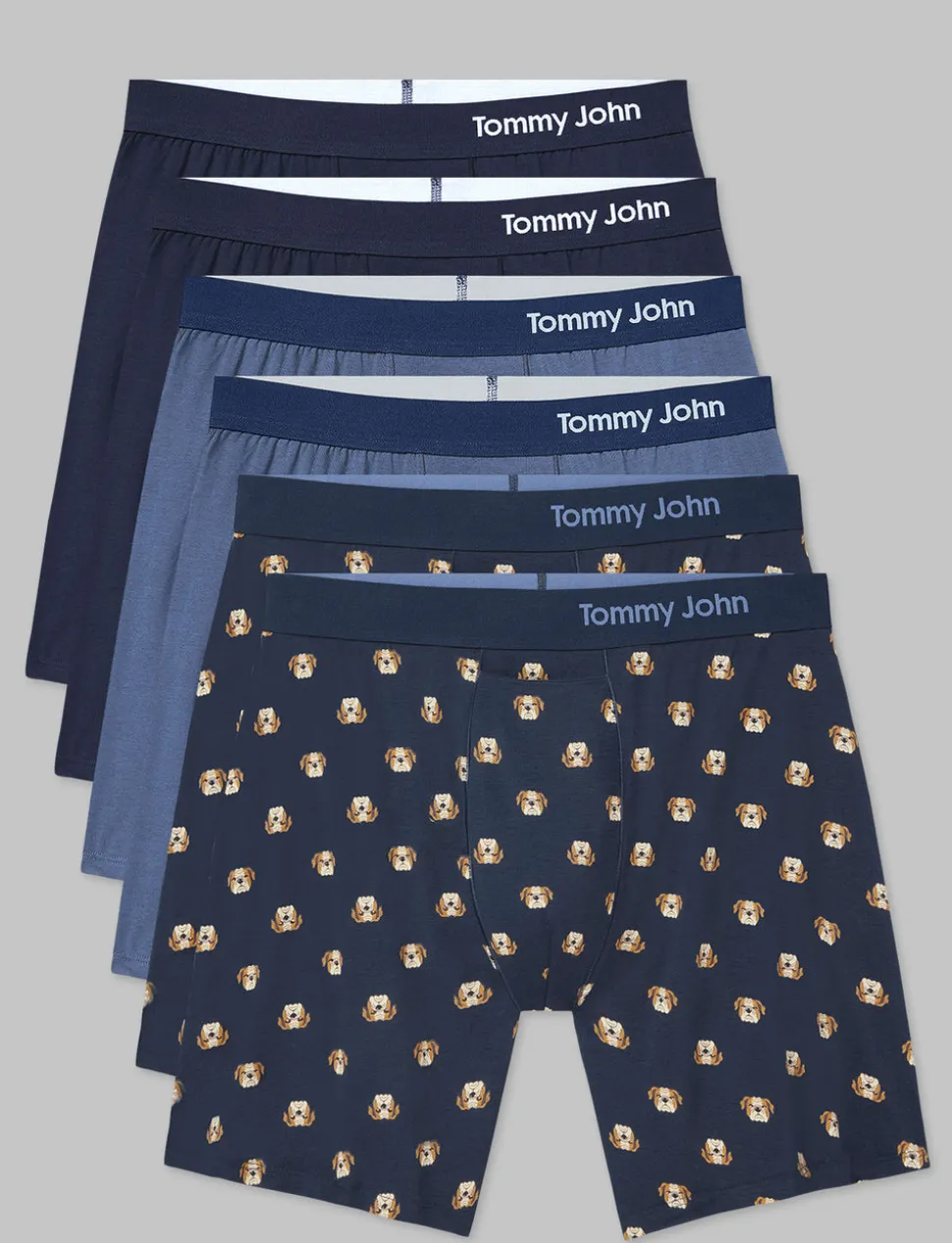 Cool Cotton Relaxed Fit Boxer 6" (6-Pack)