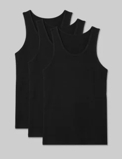 Cool Cotton Rib Tank (3-Pack)