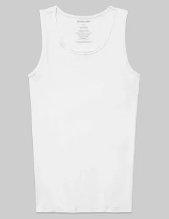 Cool Cotton Tank Stay-Tucked Undershirt