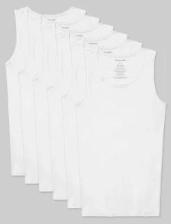 Cool Cotton Tank Stay-Tucked Undershirt