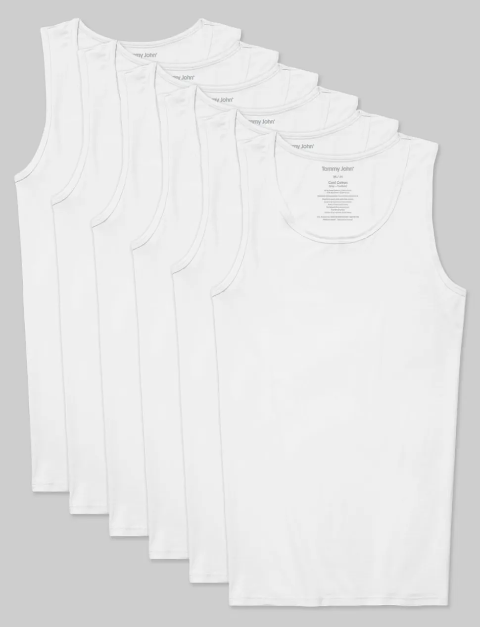 Cool Cotton Tank Stay-Tucked Undershirt