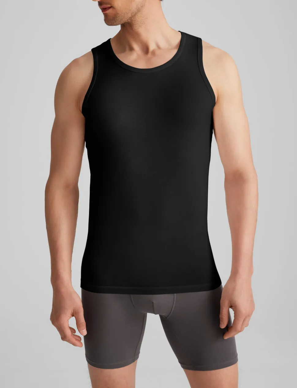 Cool Cotton Tank Stay-Tucked Undershirt
