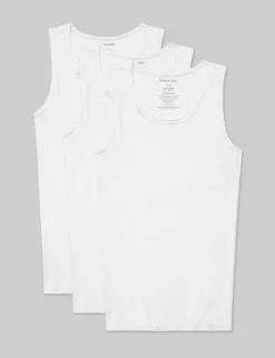 Cool Cotton Tank Stay-Tucked Undershirt