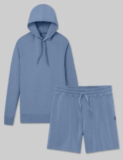 Luxe Traveler Knit Hoodie & Short Set