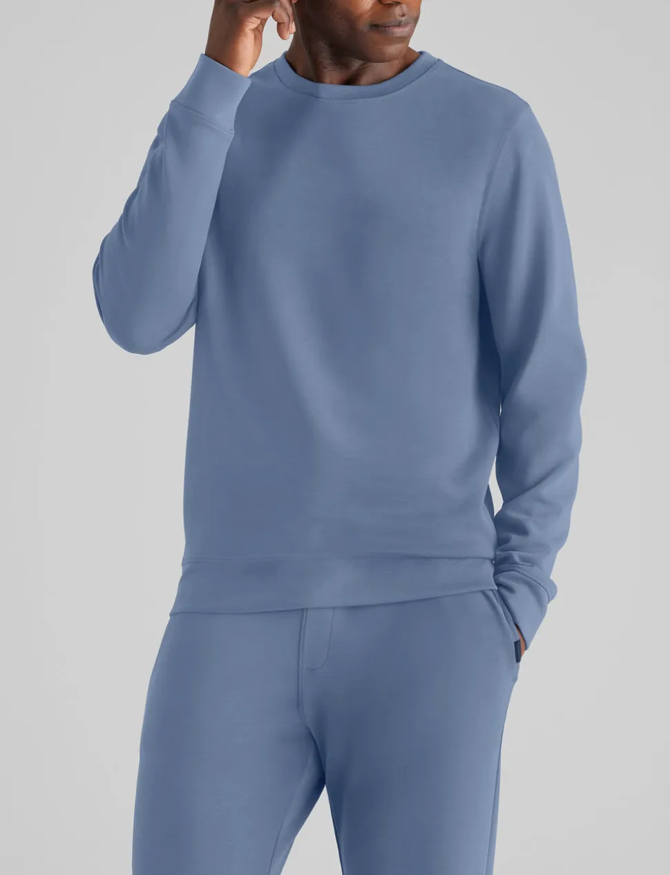 Luxe Traveler Knit Long Sleeve Crew & Jogger Set