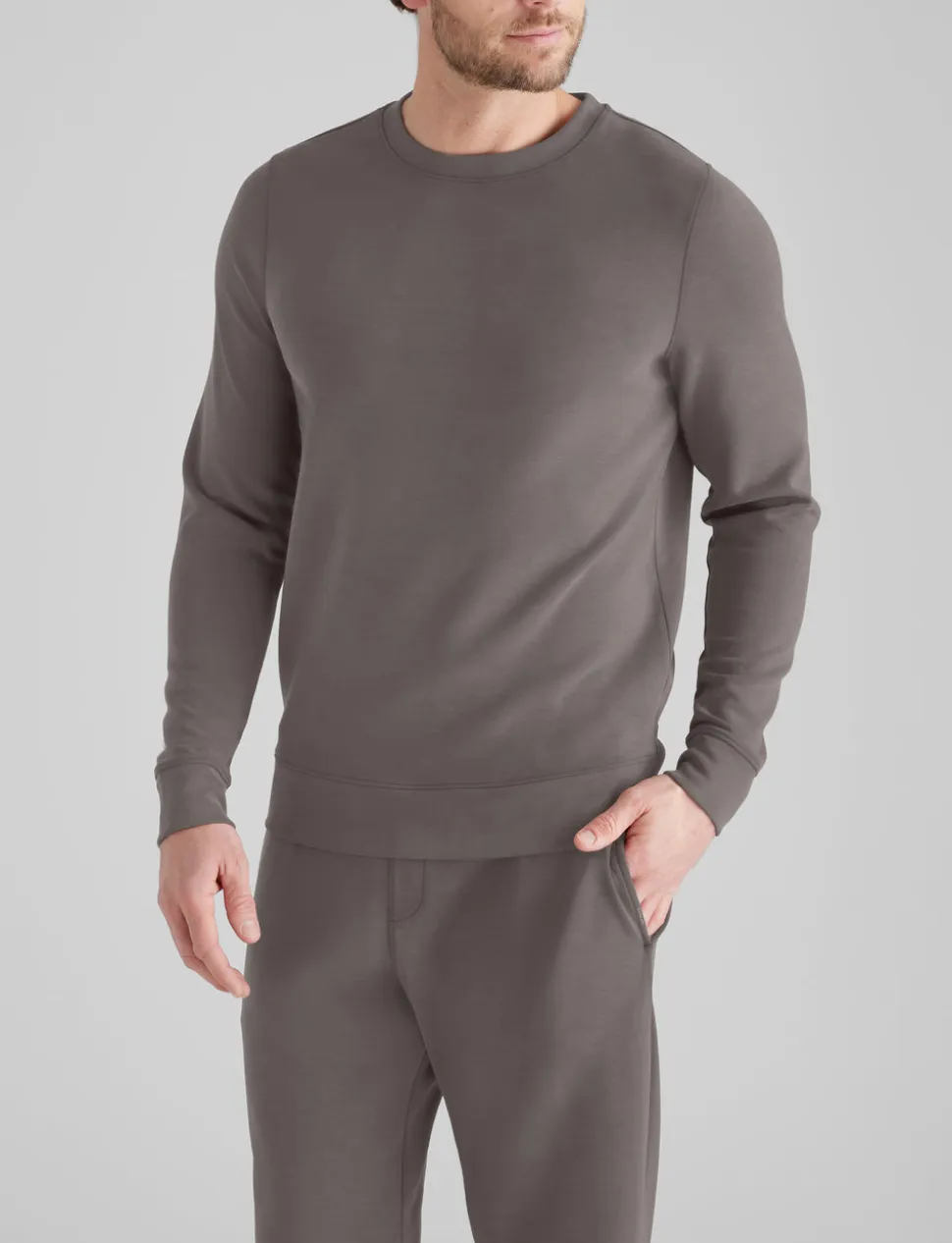 Luxe Traveler Knit Long Sleeve Crew Neck