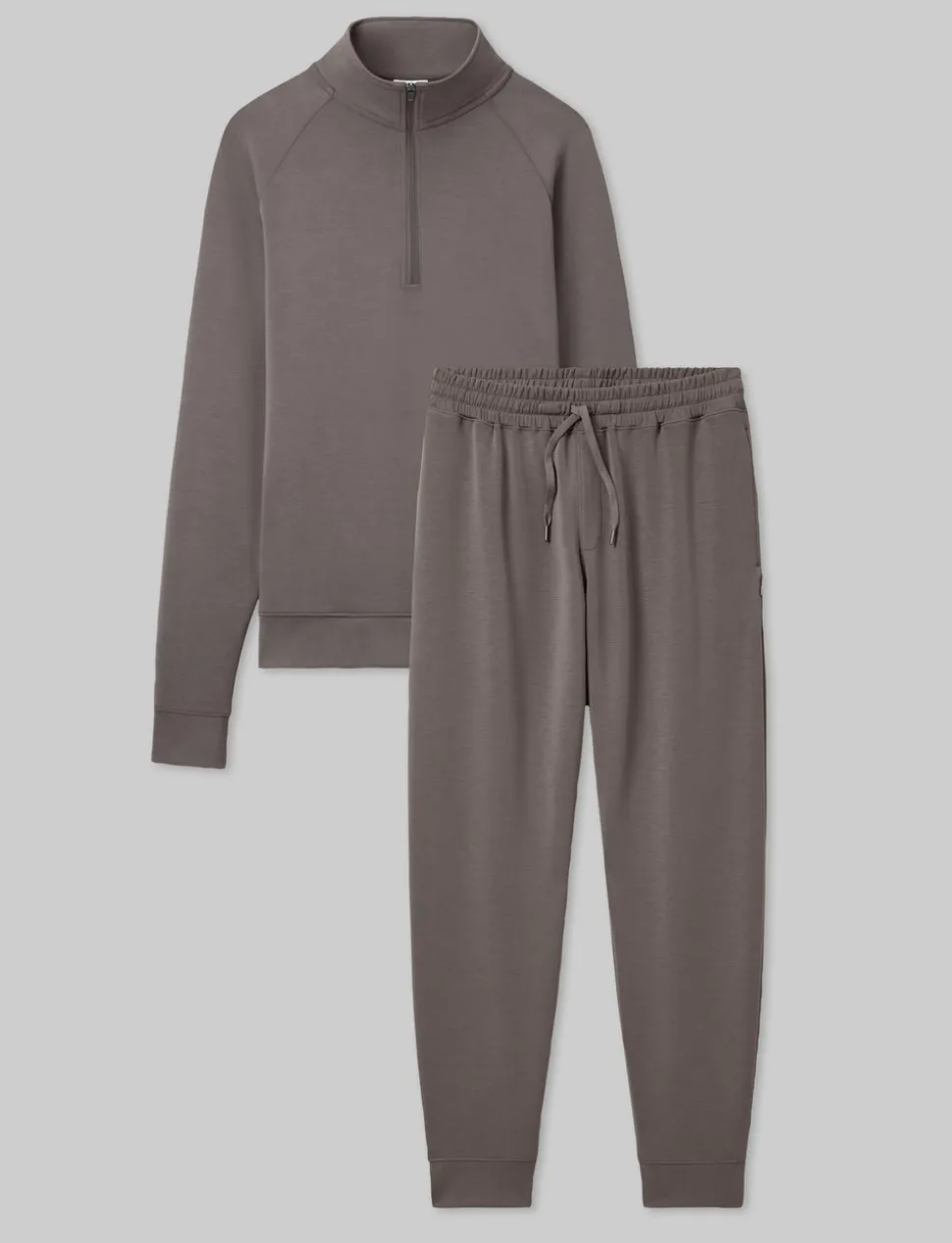 Luxe Traveler Knit Quarter Zip & Jogger Set