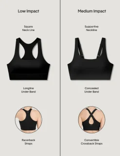 Medium Impact Adjustable Sports Bra