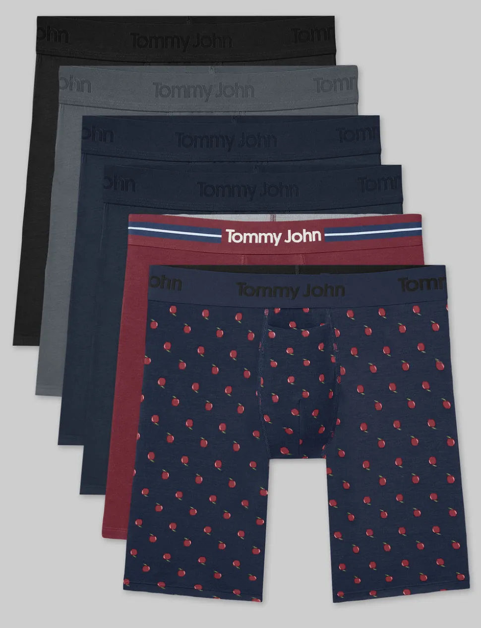 Second Skin Boxer Brief 8" (6-Pack)