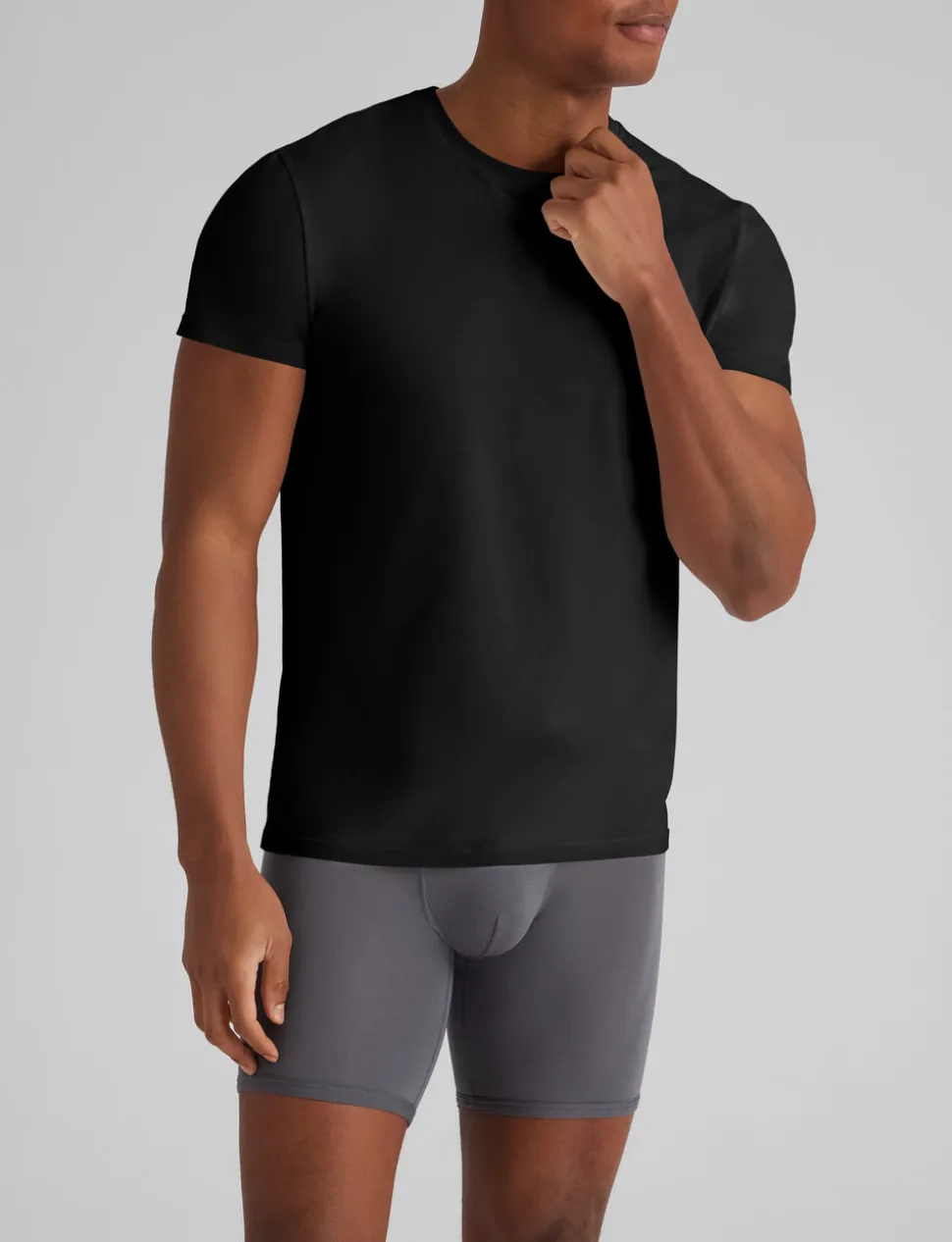 Second Skin Crew Neck Modern Fit Undershirt (3-Pack)