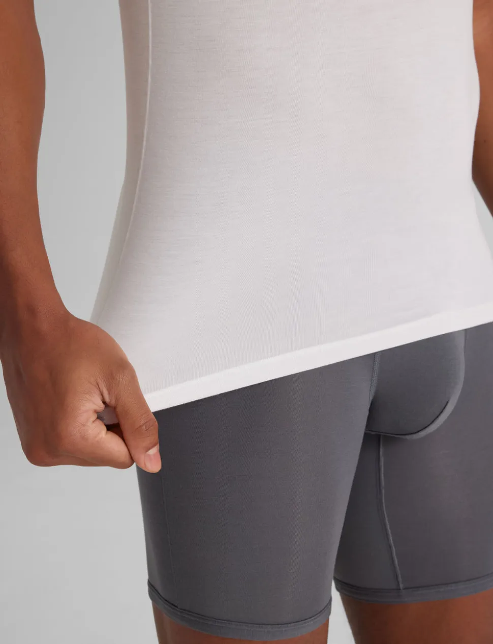 Second Skin Crew Neck Stay-Tucked Undershirt (6-Pack)
