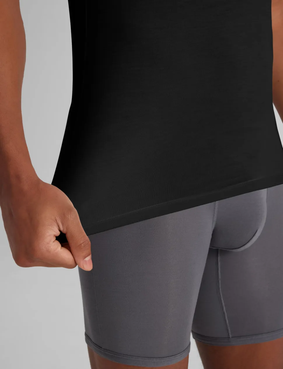 Second Skin Crew Neck Stay-Tucked Undershirt (6-Pack)