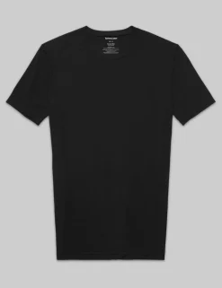 Second Skin Crew Neck Stay-Tucked Undershirt (6-Pack)