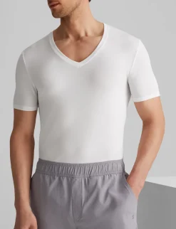 Second Skin Deep V-Neck Stay-Tucked Undershirt (3-Pack)