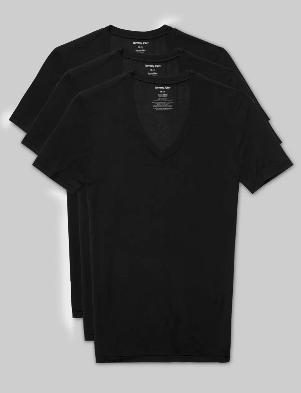 Second Skin Deep V-Neck Stay-Tucked Undershirt (6-Pack)