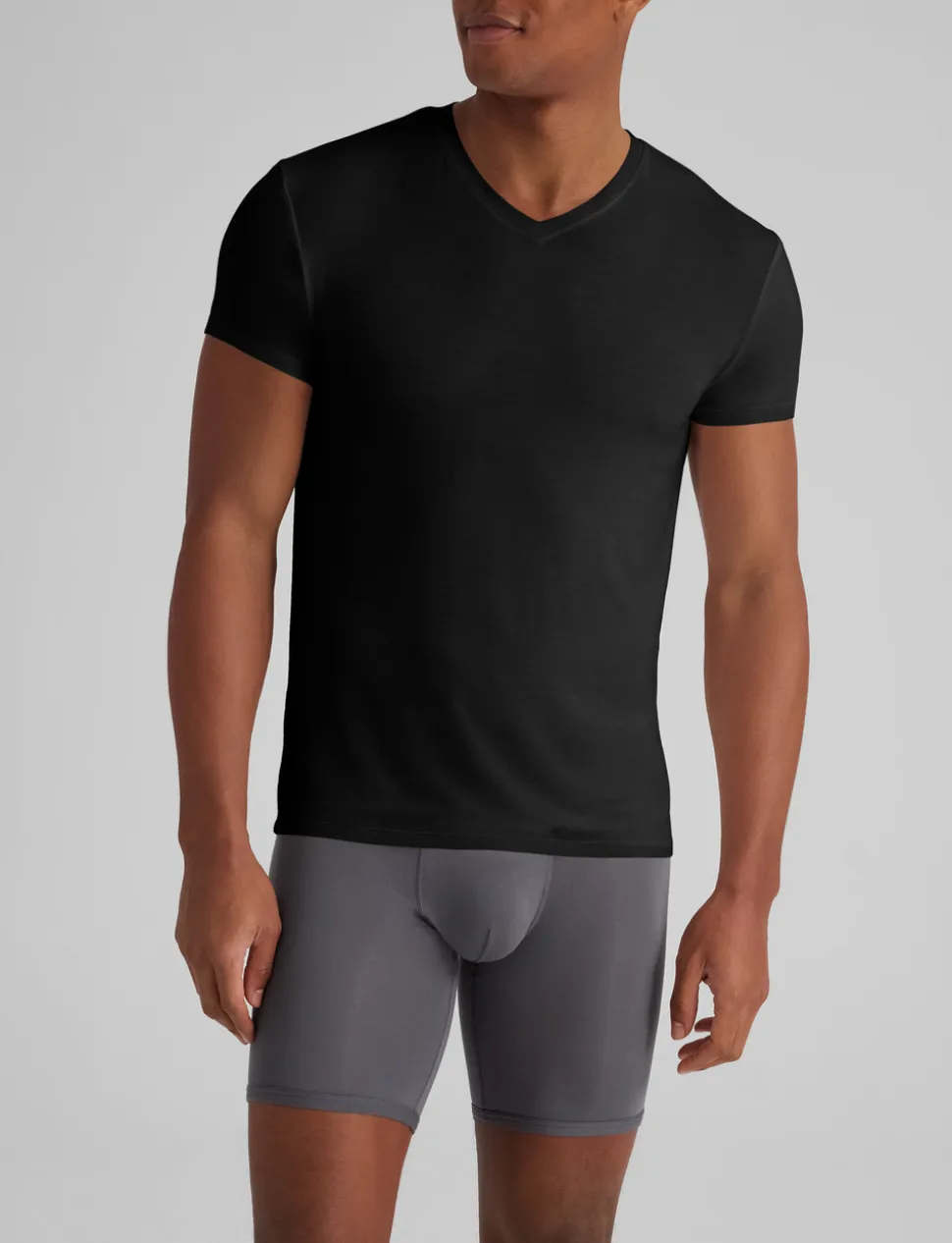 Second Skin High V-Neck Modern Fit Undershirt