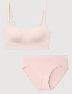 Second Skin Light Support Bra & Brief Set
