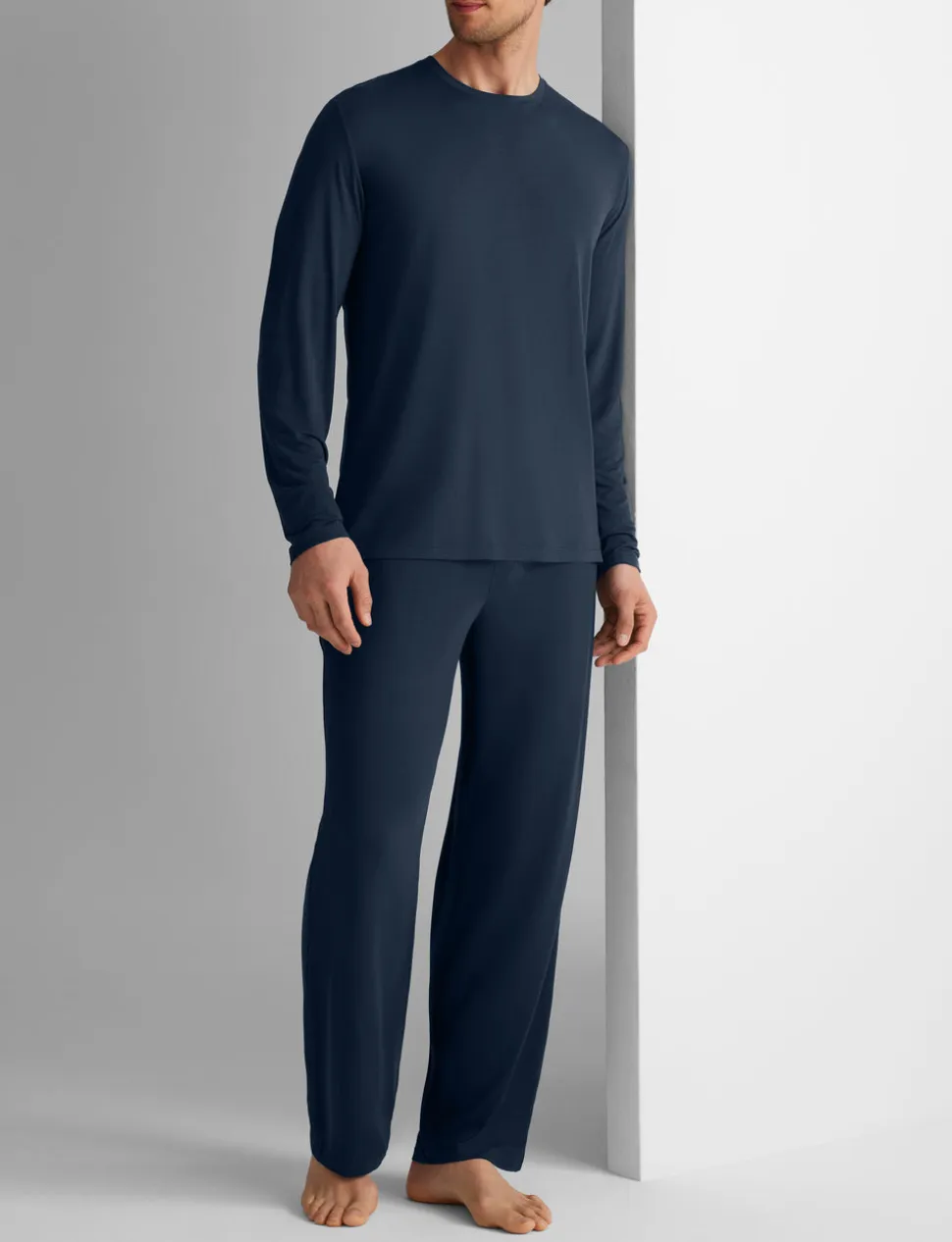Second Skin Long Sleeve Sleep Tee & Pant Set