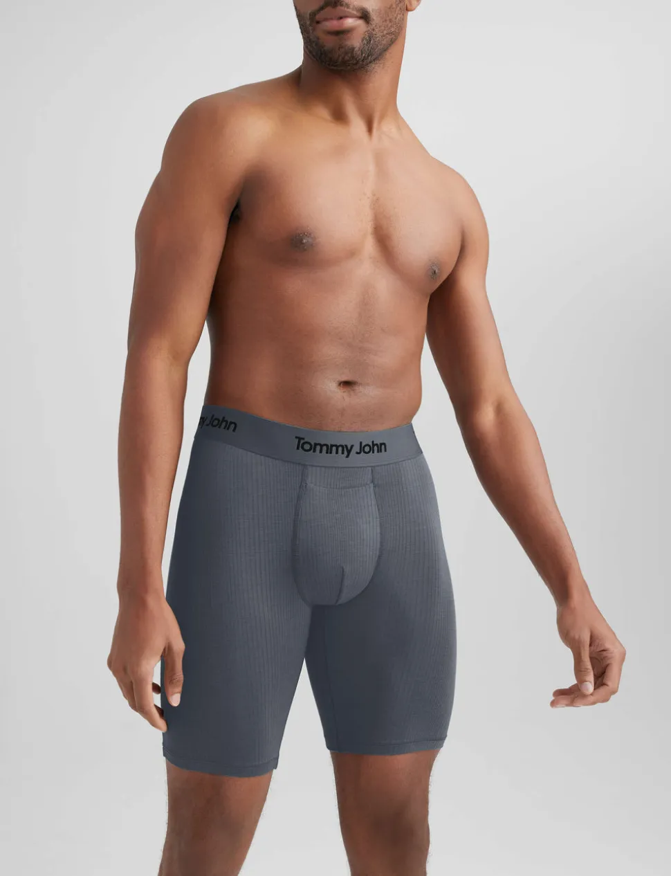 Second Skin Luxe Rib Boxer Brief 8" (6-Pack)