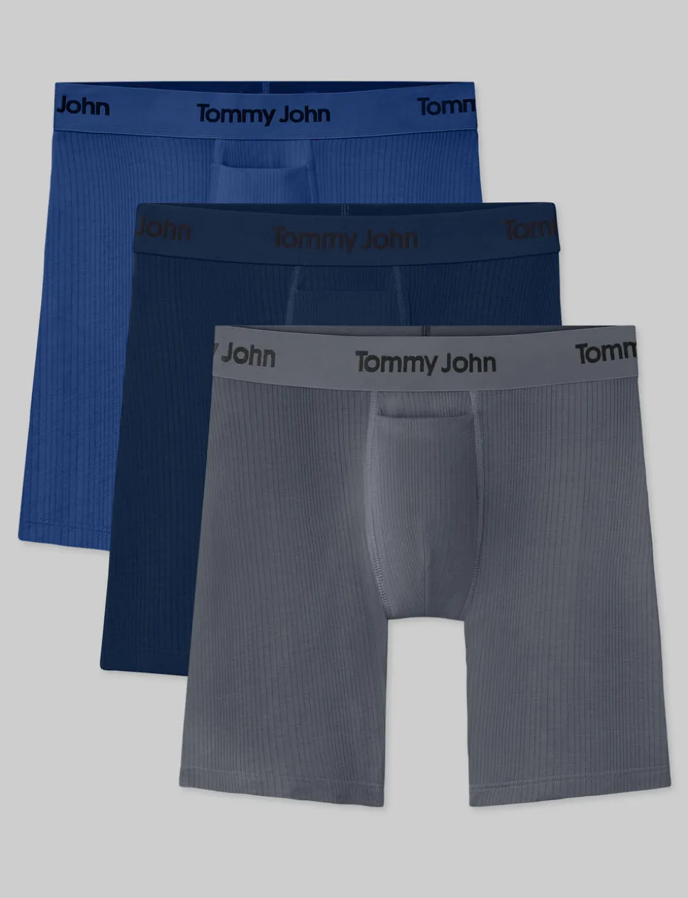 Second Skin Luxe Rib Boxer Brief 8" (6-Pack)