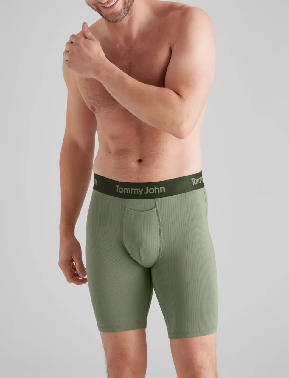Second Skin Luxe Rib Boxer Brief 8" (6-Pack)