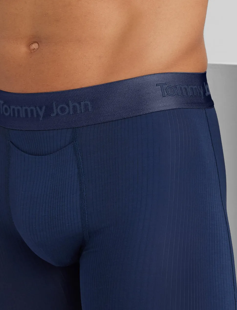 Second Skin Luxe Rib Boxer Brief 8" (3-Pack)