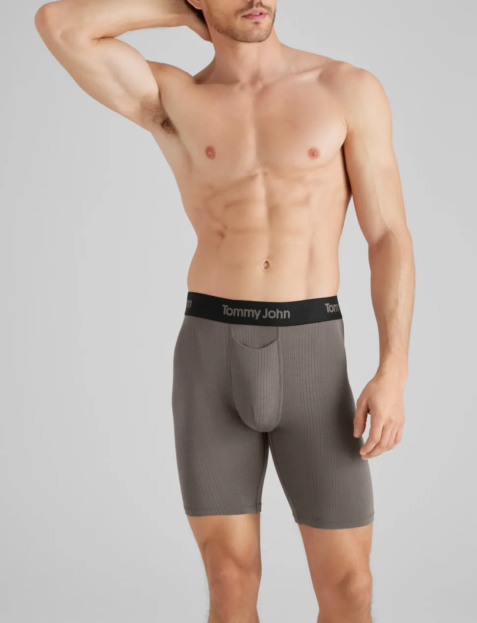 Second Skin Luxe Rib Boxer Brief 8" (3-Pack)