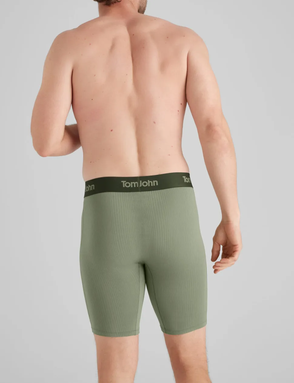 Second Skin Luxe Rib Boxer Brief 8"