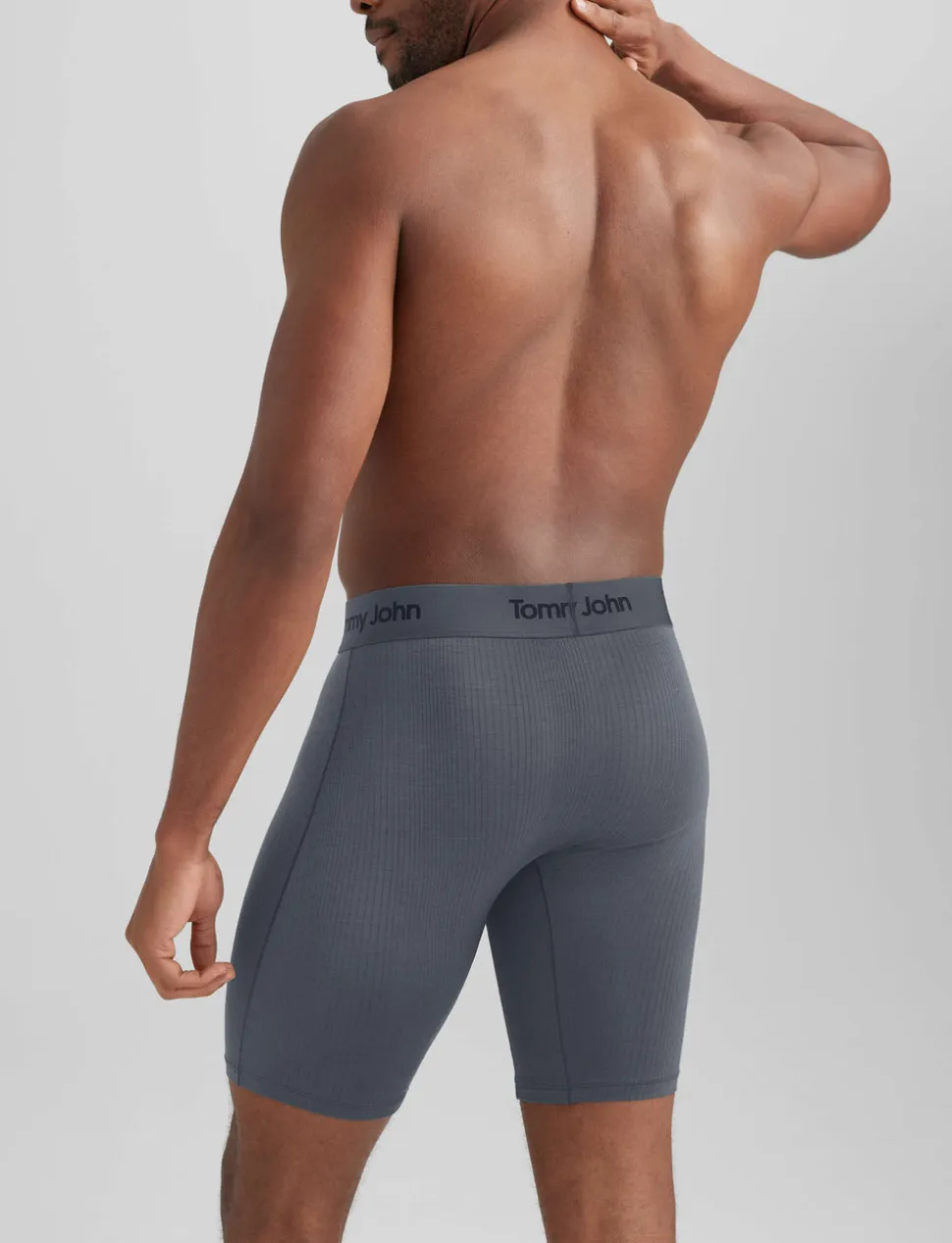 Second Skin Luxe Rib Boxer Brief 8"